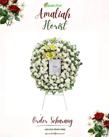 Krans Bunga Duka Rengasjajar